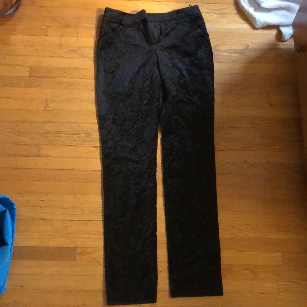 Armani vintage luxury crushed velvet high waisted pants comfortable classic soft